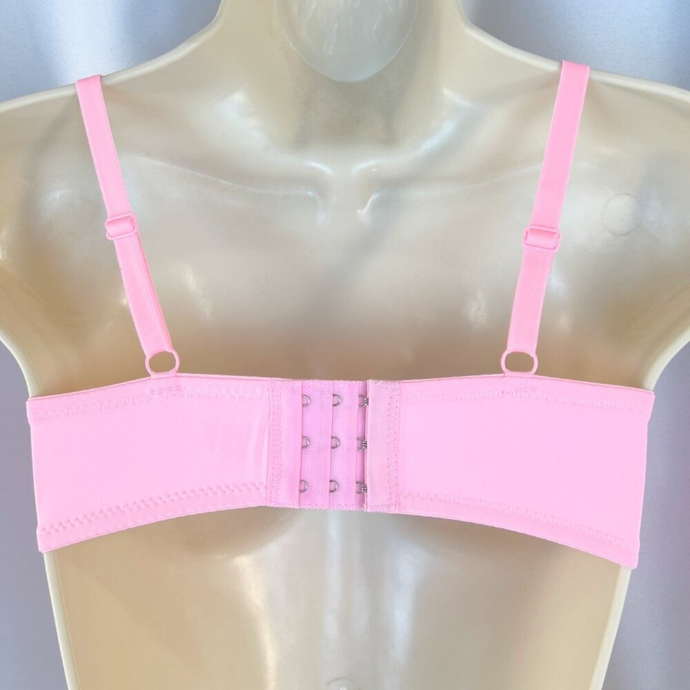 VS Bombshell Inspired Adds 2 Cups Ultimate Pushup Bra 34C Pink Lace - Picture 6 of 6